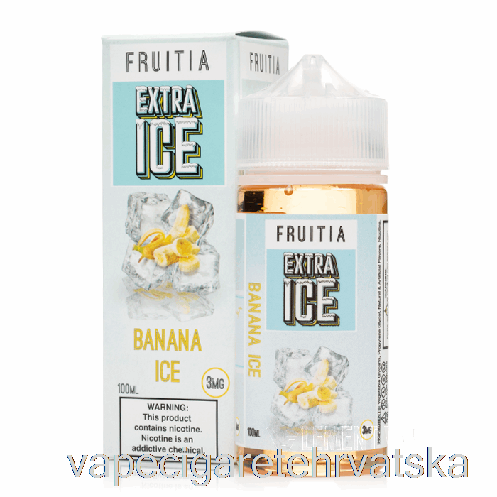 Vape Cigarete Banana Ice - Extra Ice - Fruitia - 100ml 6mg